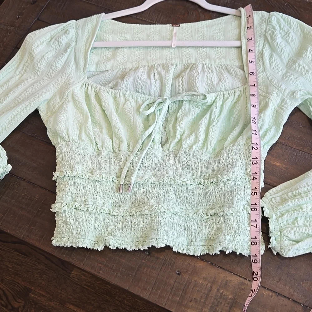 Free People Lolita Top In Queen Green